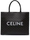 Céline Pre-Owned 2021 Medium Triomphe Coated Canvas Cabas Horizontal tote bag - Brown