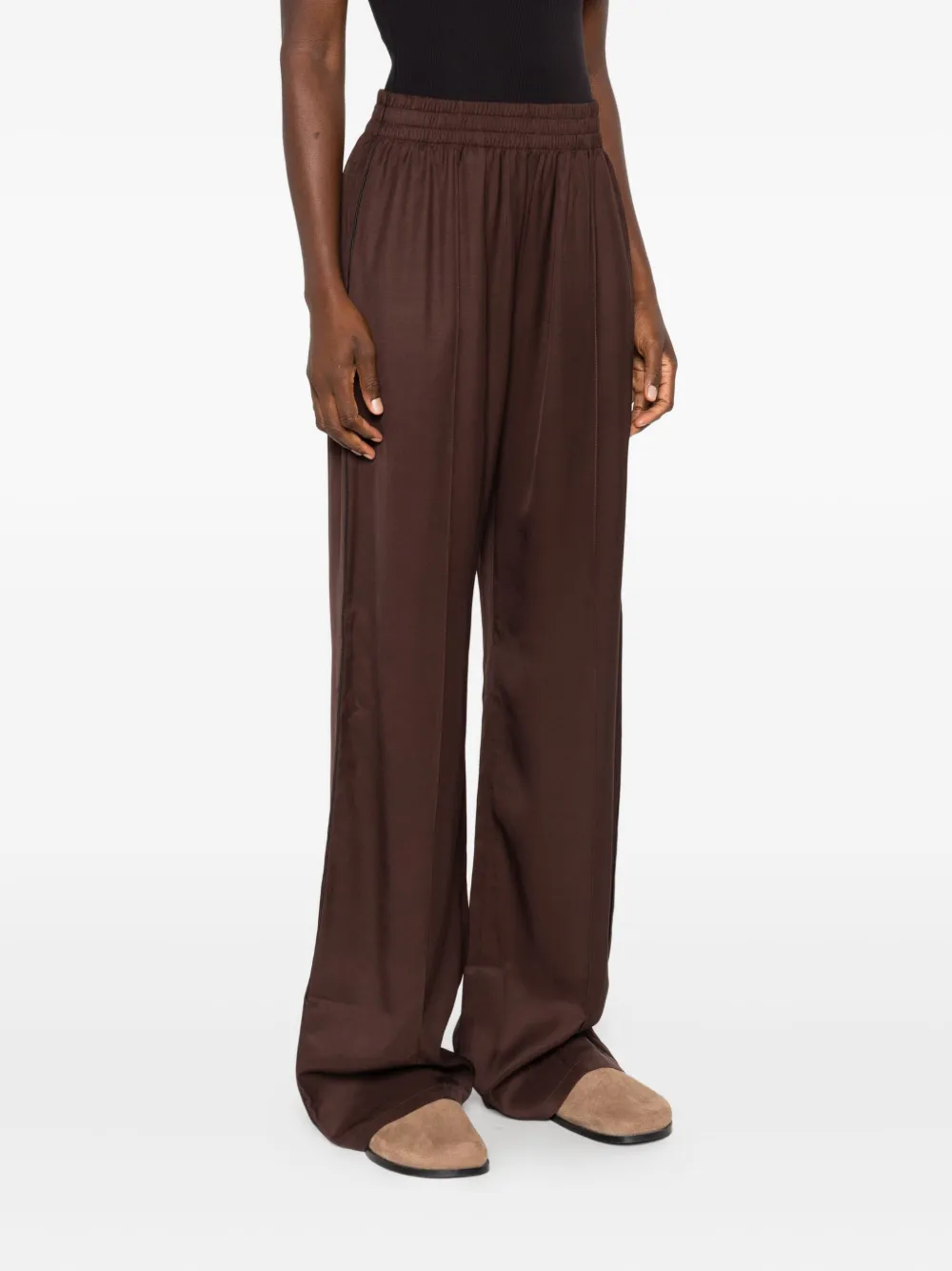 Golden Goose Trainingsbroek met elastische taille Bruin
