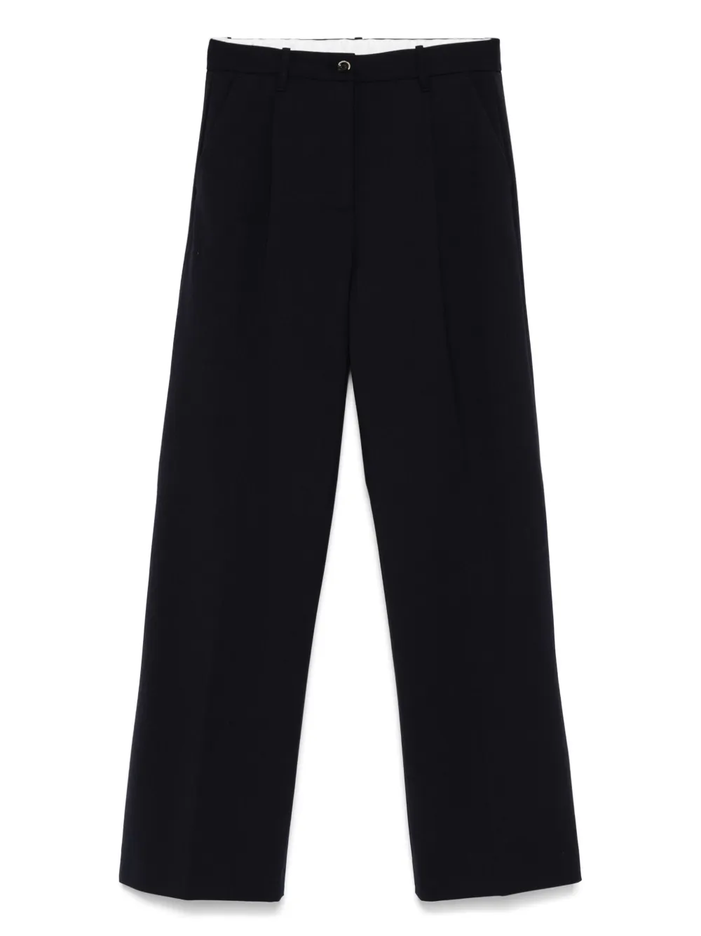 Nine In The Morning buttoned straight trousers | Blue | Image 1