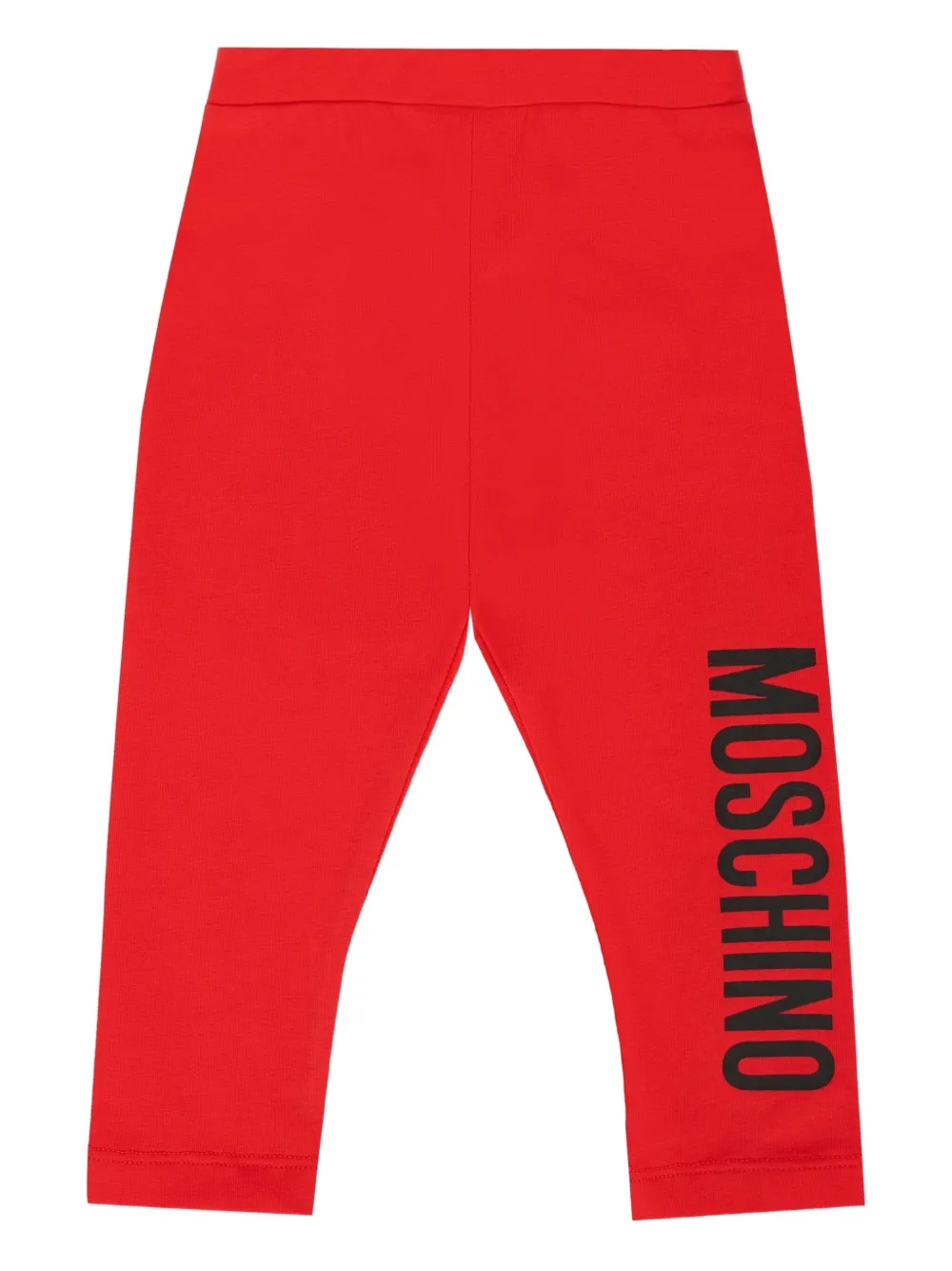 Moschino Kids logo-print leggings Rood