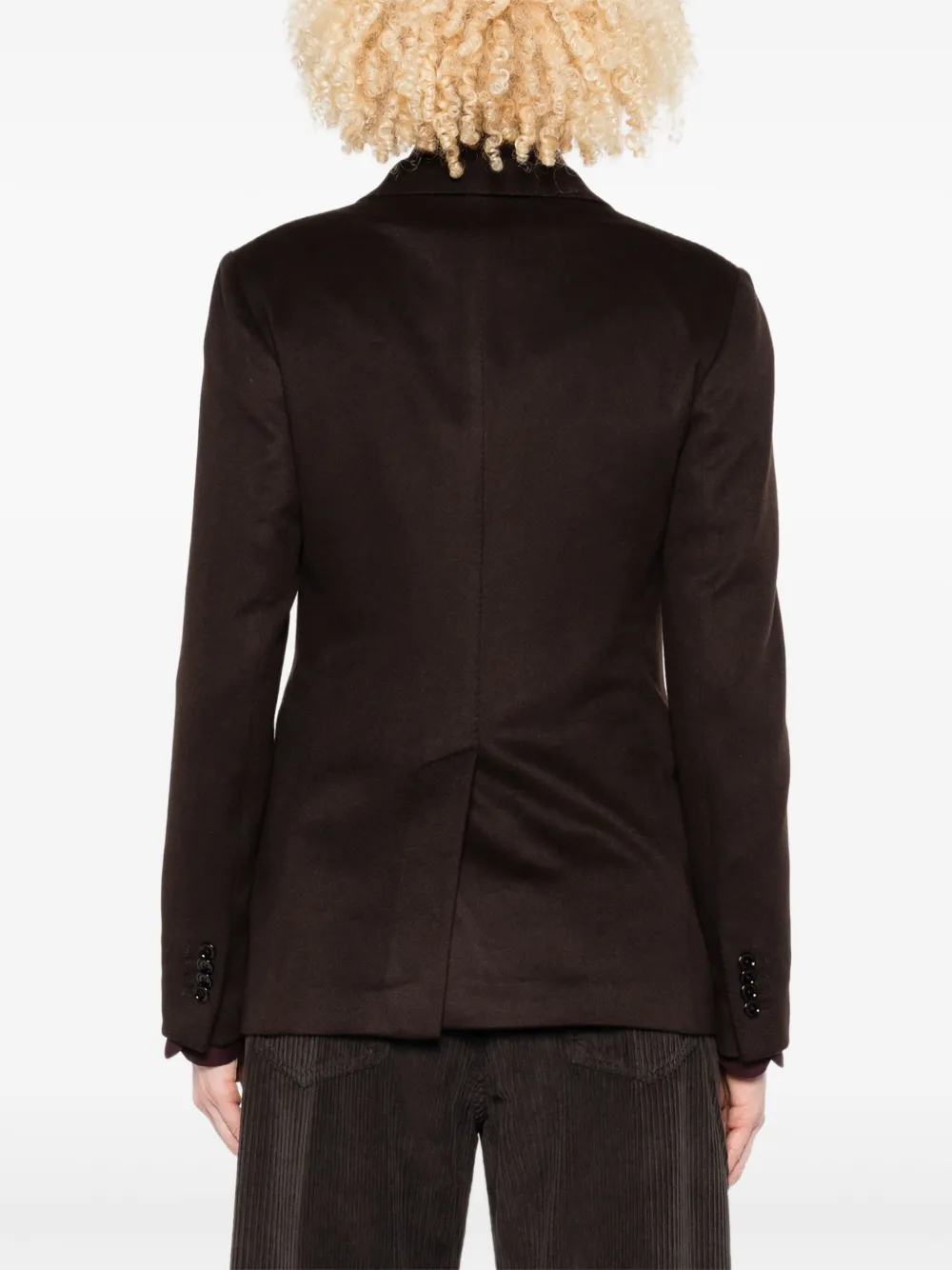 Tagliatore Wollen blazer met dubbele rij knopen Bruin