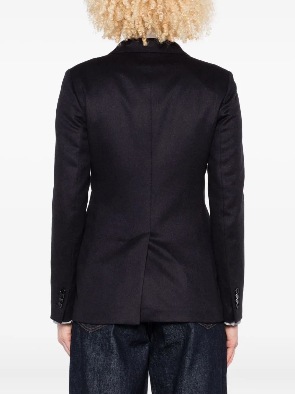 Tagliatore Blazer met dubbele rij knopen en lange mouwen Blauw