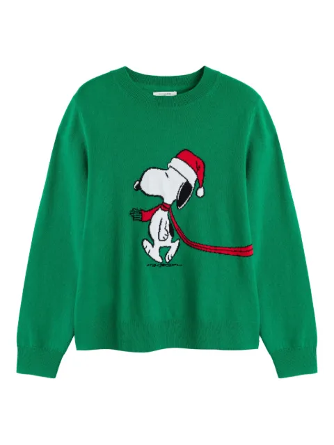 Chinti & Parker Snoopy Holiday Pullover