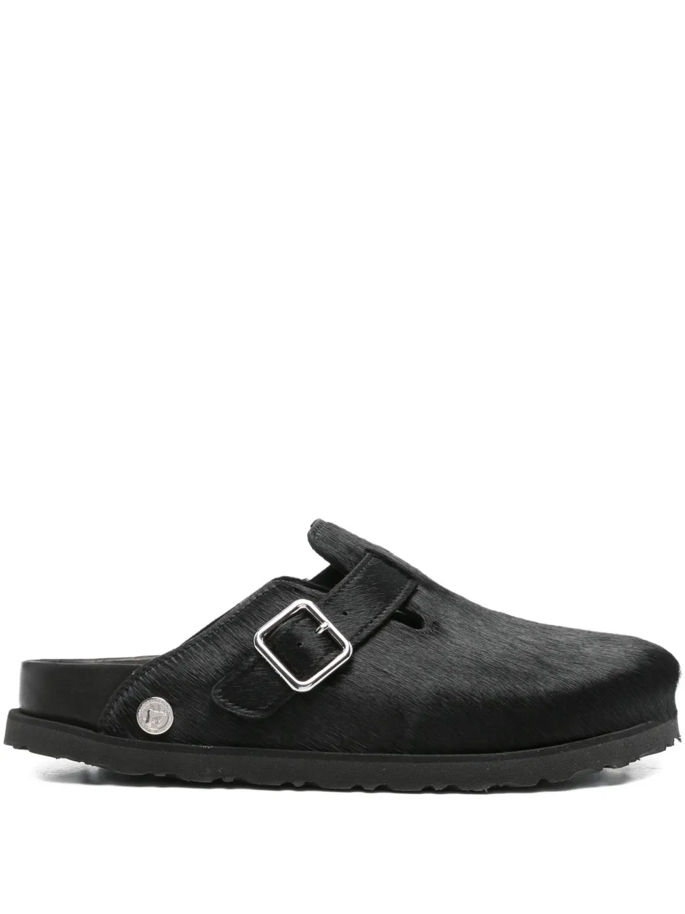 Birkenstock Buckle-strap Mules In Black