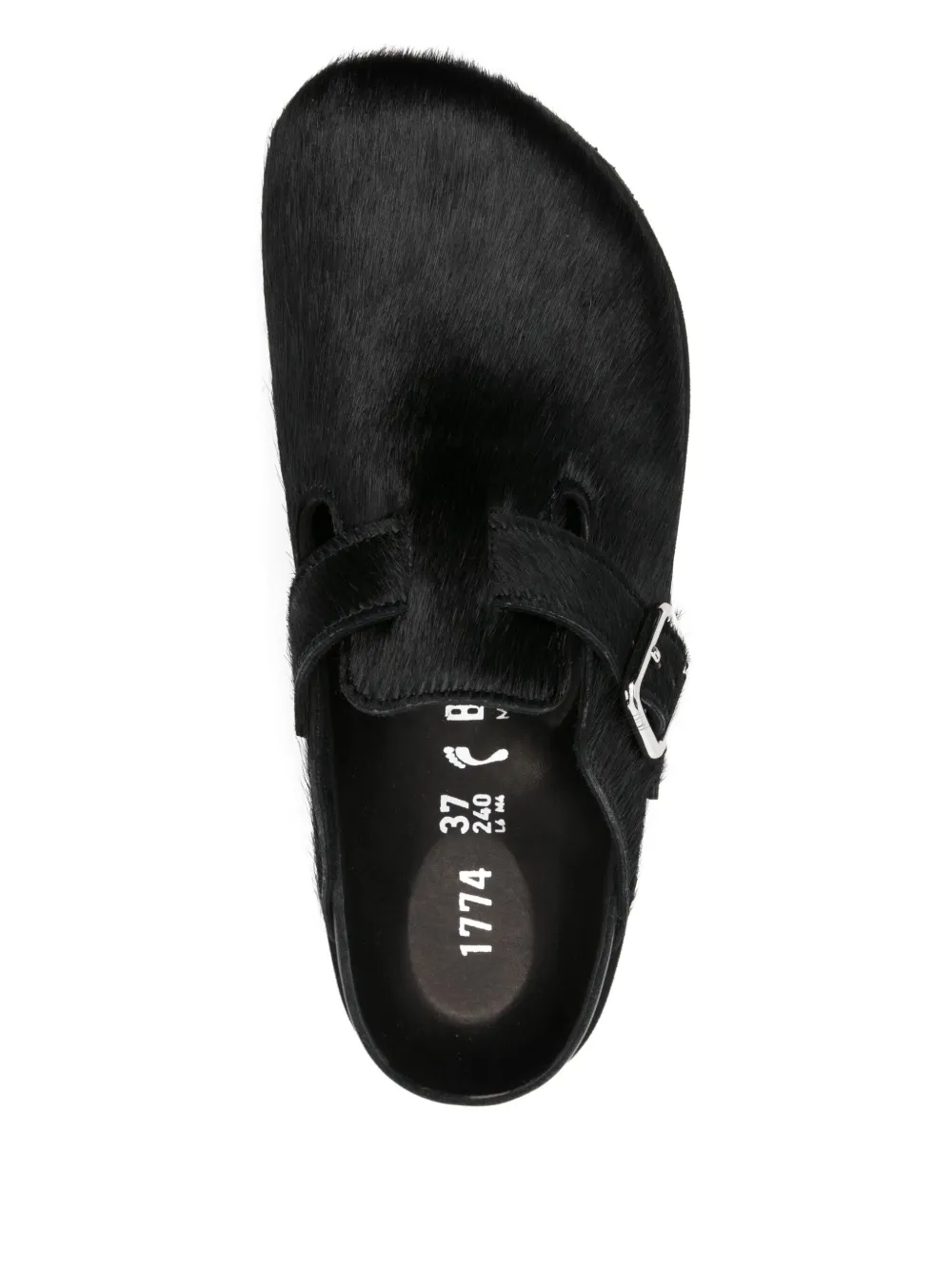 Birkenstock Buckle-strap Mules In Black