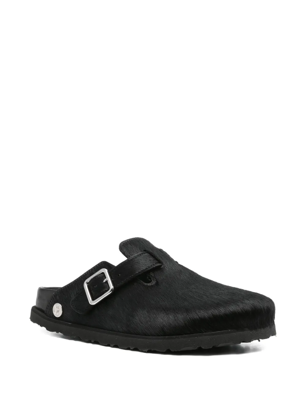 Birkenstock Buckle-strap Mules In Black