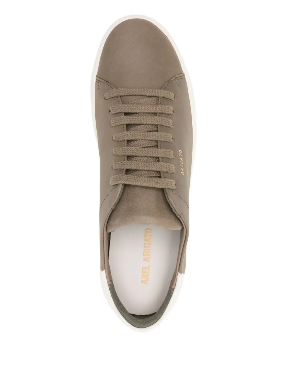 Axel Arigato Clean 90 leather lace-up sneakers Green