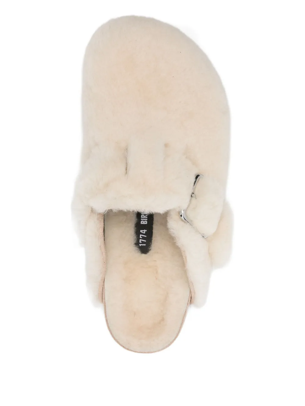 Birkenstock Boston Shearling Mules In Neutral