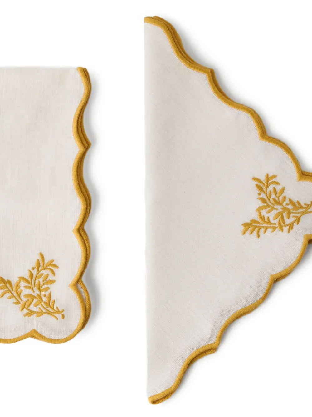 Cabana Botanica embroidered linen napkin | Tableware | Image 2