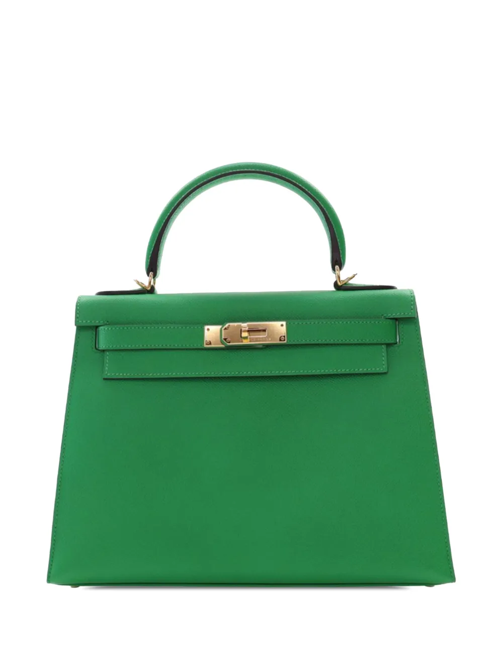 Hermès Pre-Owned 2015 Epsom Kelly Sellier 28 satchel | Green | Image 1