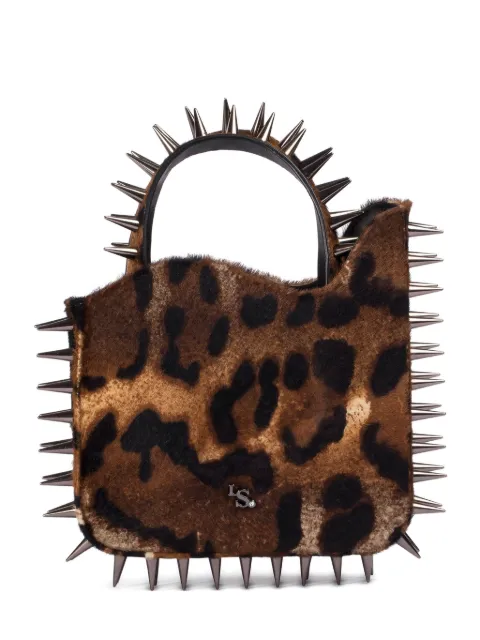 Le Silla bolsa con estampado de leopardo
