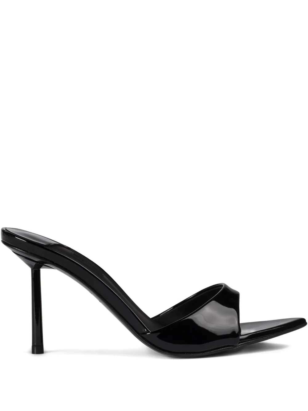 Le Silla 80mm Bella patent leather sandals Black