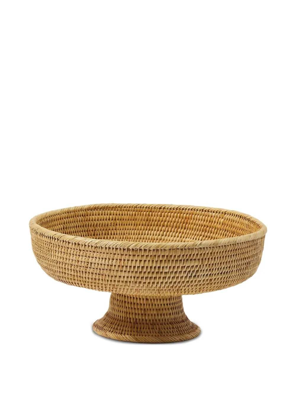 Cabana Small Sabbia Woven Fruit Stand In Brown