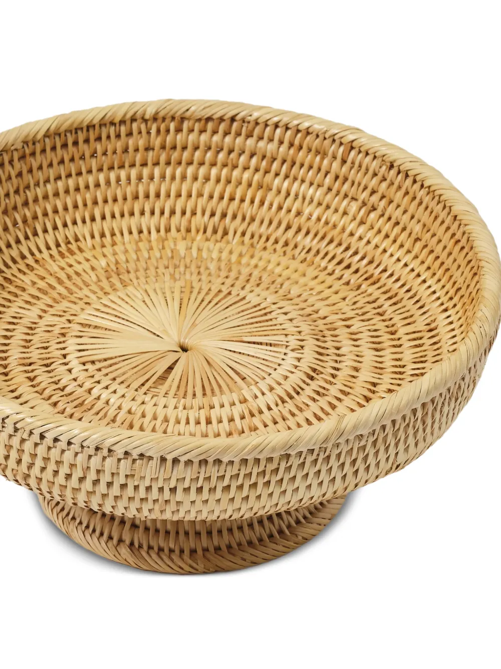 Cabana Small Sabbia Woven Fruit Stand In Brown