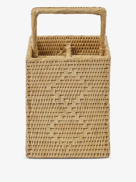 Cabana cubiertos Sabbia con diseño entretejido