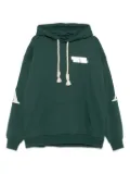 AL AIN logo-print hoodie - Green