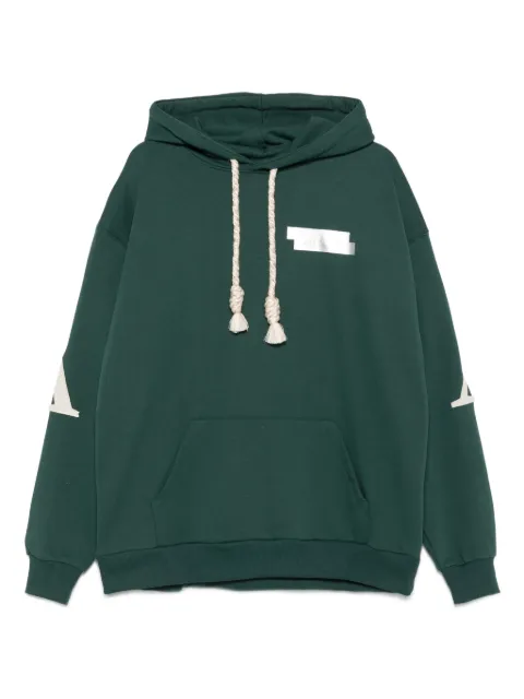 AL AIN logo-print hoodie