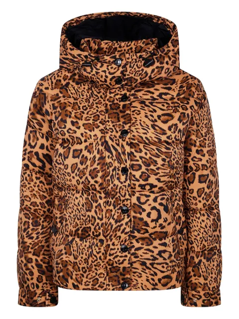 TWINSET leopard-print quilted jacket