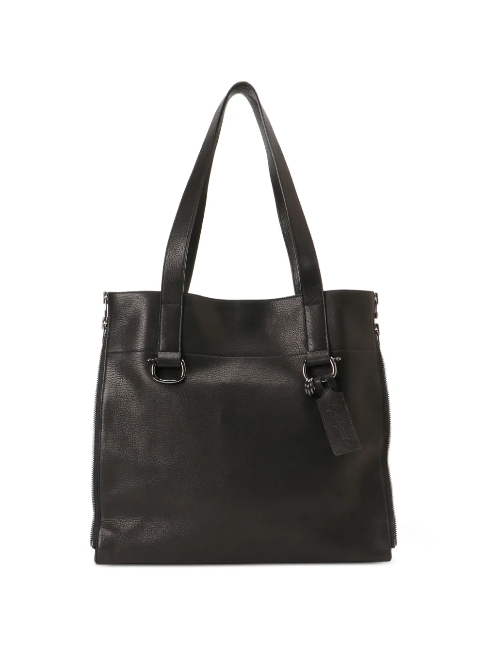 Discord Yohji Yamamoto zip-detail tote bag - Nero