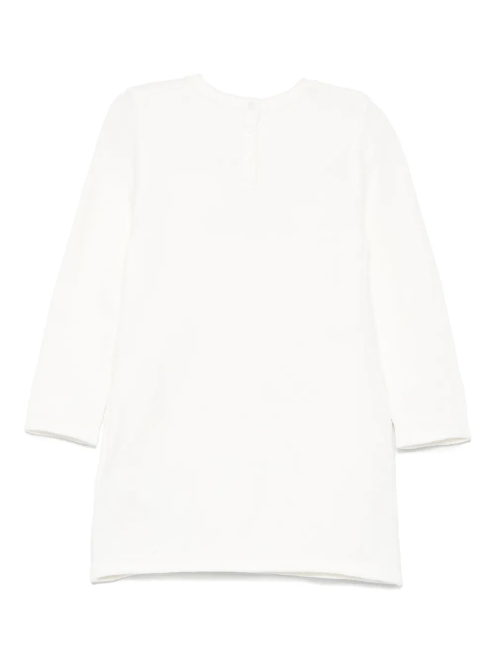 Liu Jo Kids cat-face embellished dress - Wit