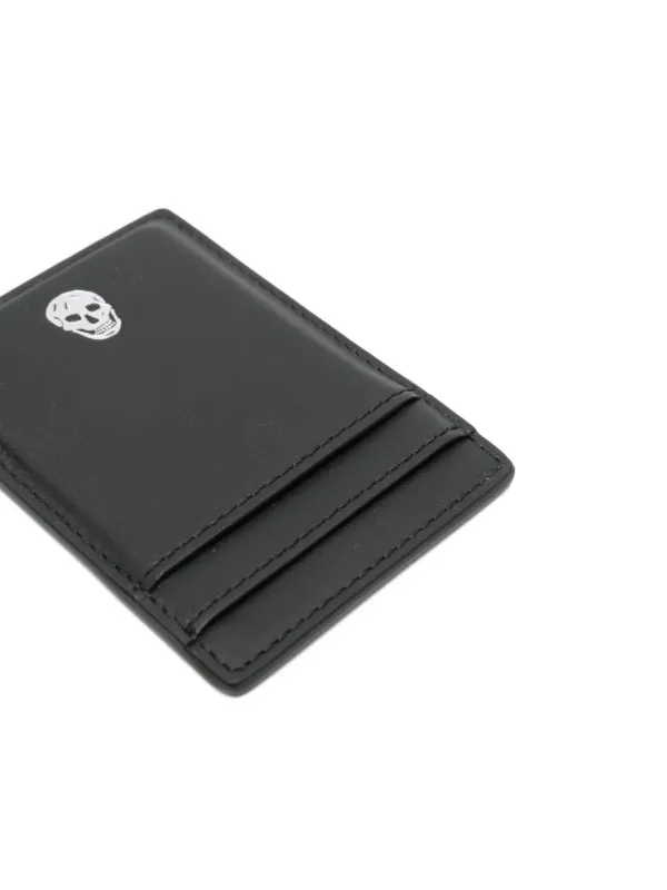 Alexander McQueen Skull Magnetic カードケース | ブラック