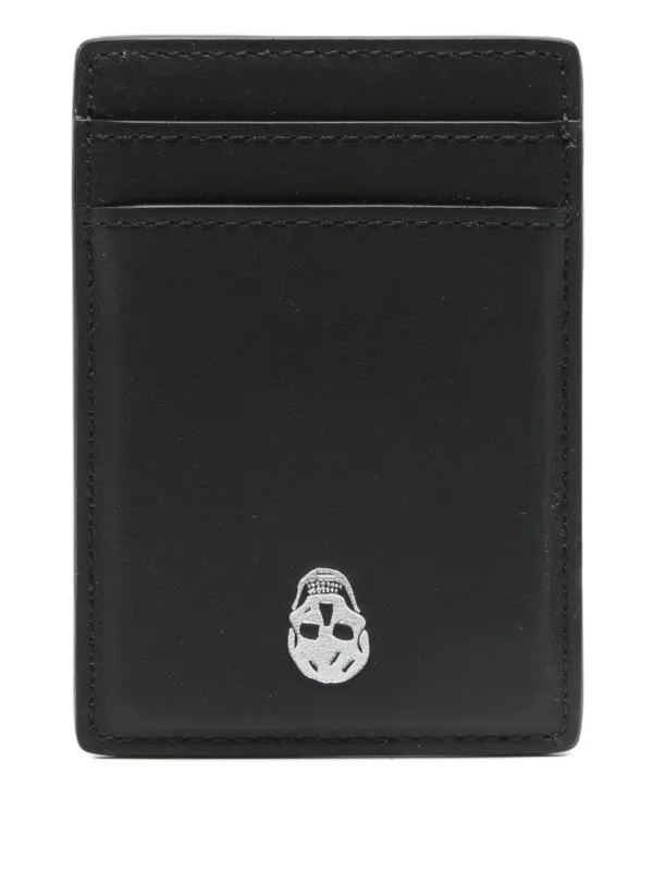 ALEXANDER MCQUEEN スカル カードケース Alexander McQueen Skull Magnetic カードケース | ブラック