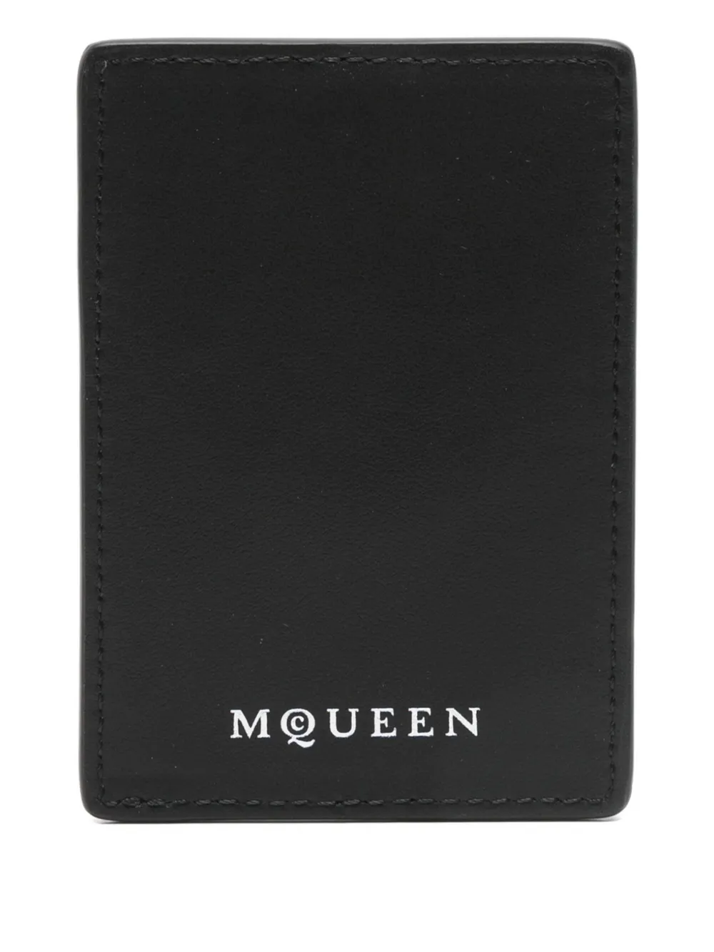 Alexander McQueen Skull Magnetic pasjeshouder Zwart