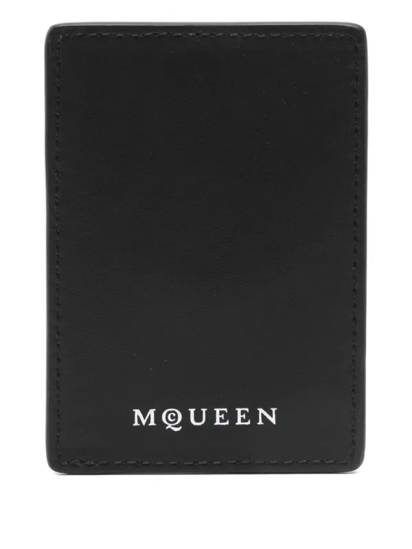 Alexander McQueen Skull Magnetic カードケース | ブラック