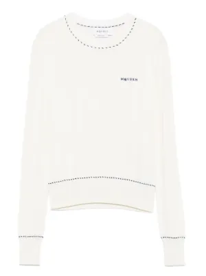 値下　Alexander McQueen アイボリー　ニット　ジップ Shop Alexander McQueen Ribbed Knit Zip-Up Cardigan on Sale