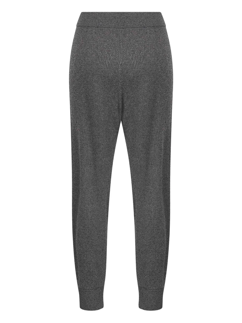 Brunello Cucinelli rib-knit trousers - Grijs