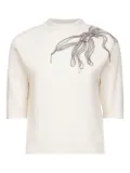 Brunello Cucinelli chain-embellished top - White