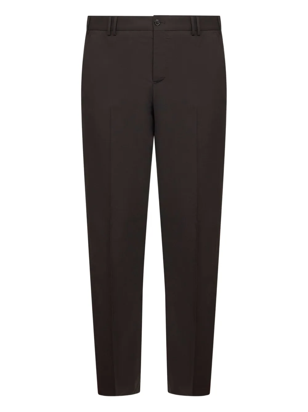 Pt Torino Virgin Wool Trousers In Brown