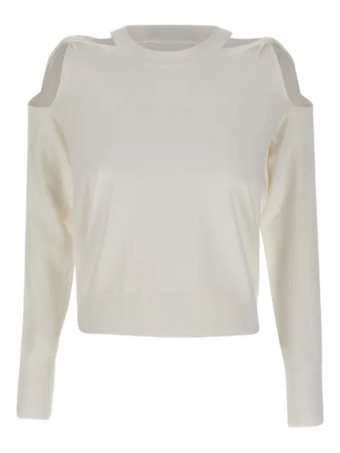 kaos cut-out round-neck sweater