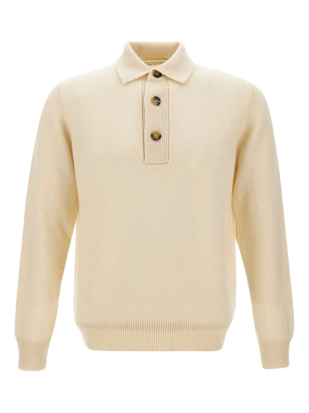 three-button polo-neck polo shirt