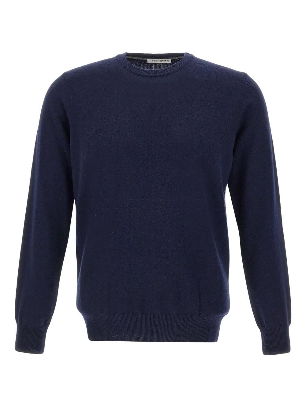 ribbed crew-neck sweater