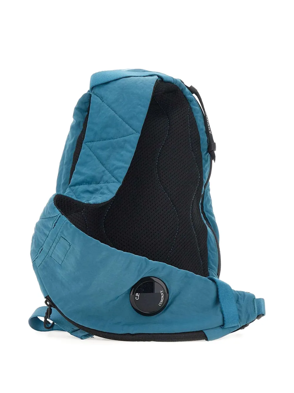 C.P. Company Rugzak met trekkoord en Lens-detail Blauw