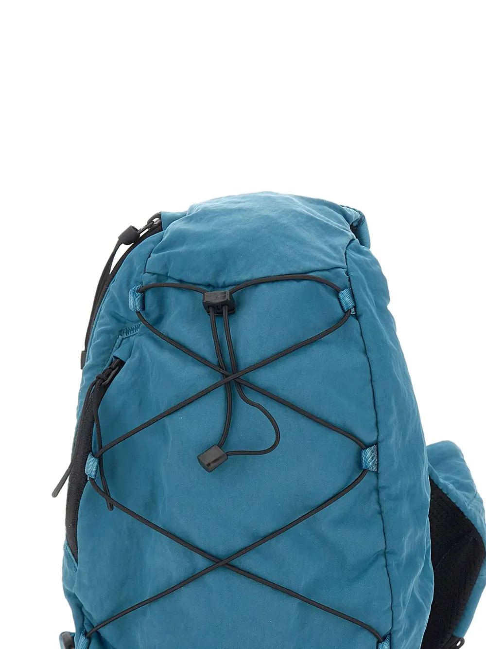 C.P. Company Rugzak met trekkoord en Lens-detail Blauw