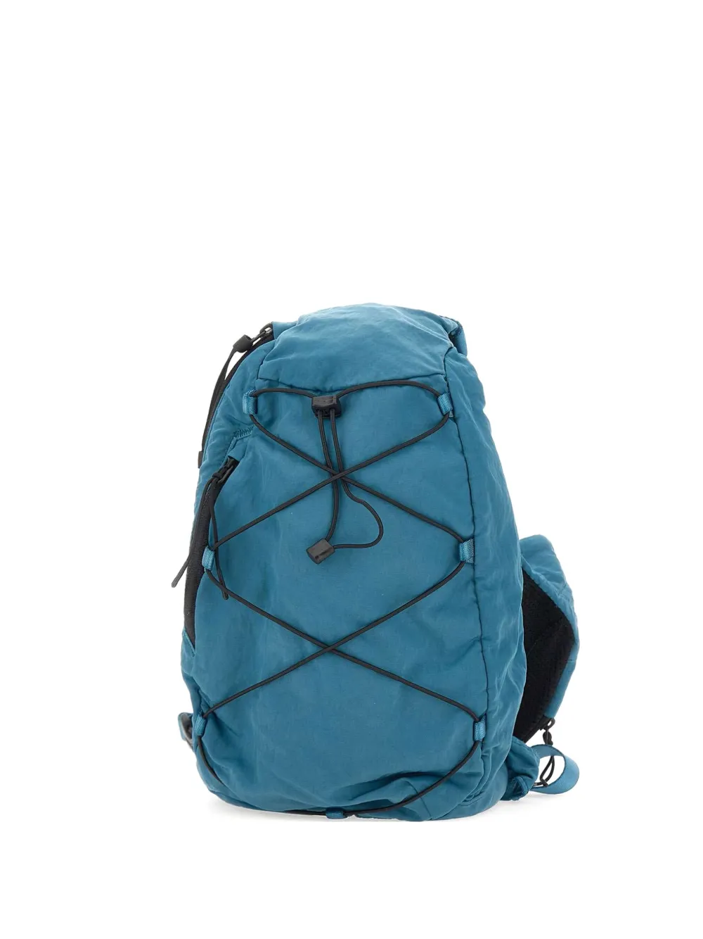 C.P. Company Rugzak met trekkoord en Lens-detail Blauw