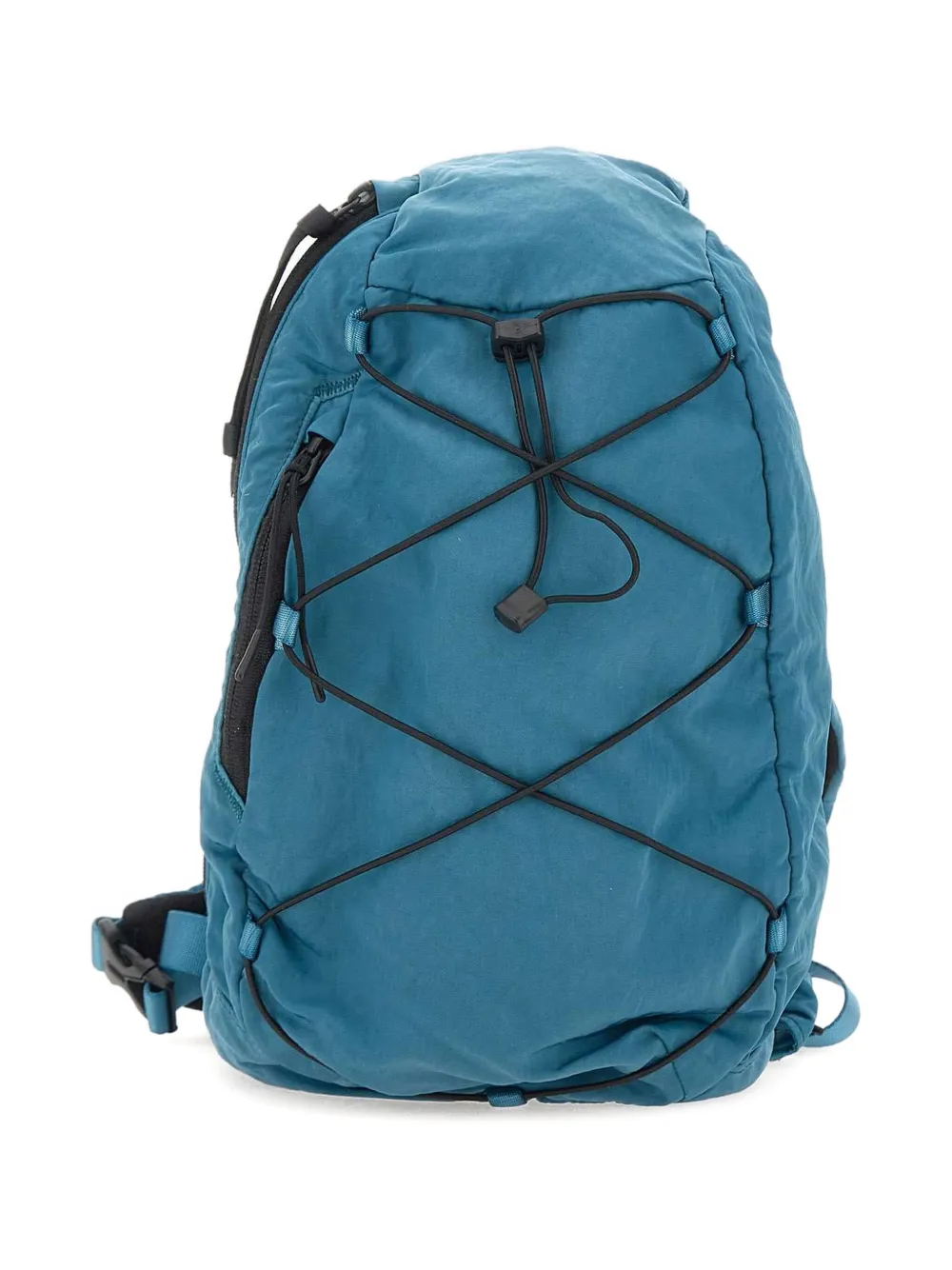 C.P. Company Rugzak met trekkoord en Lens-detail Blauw