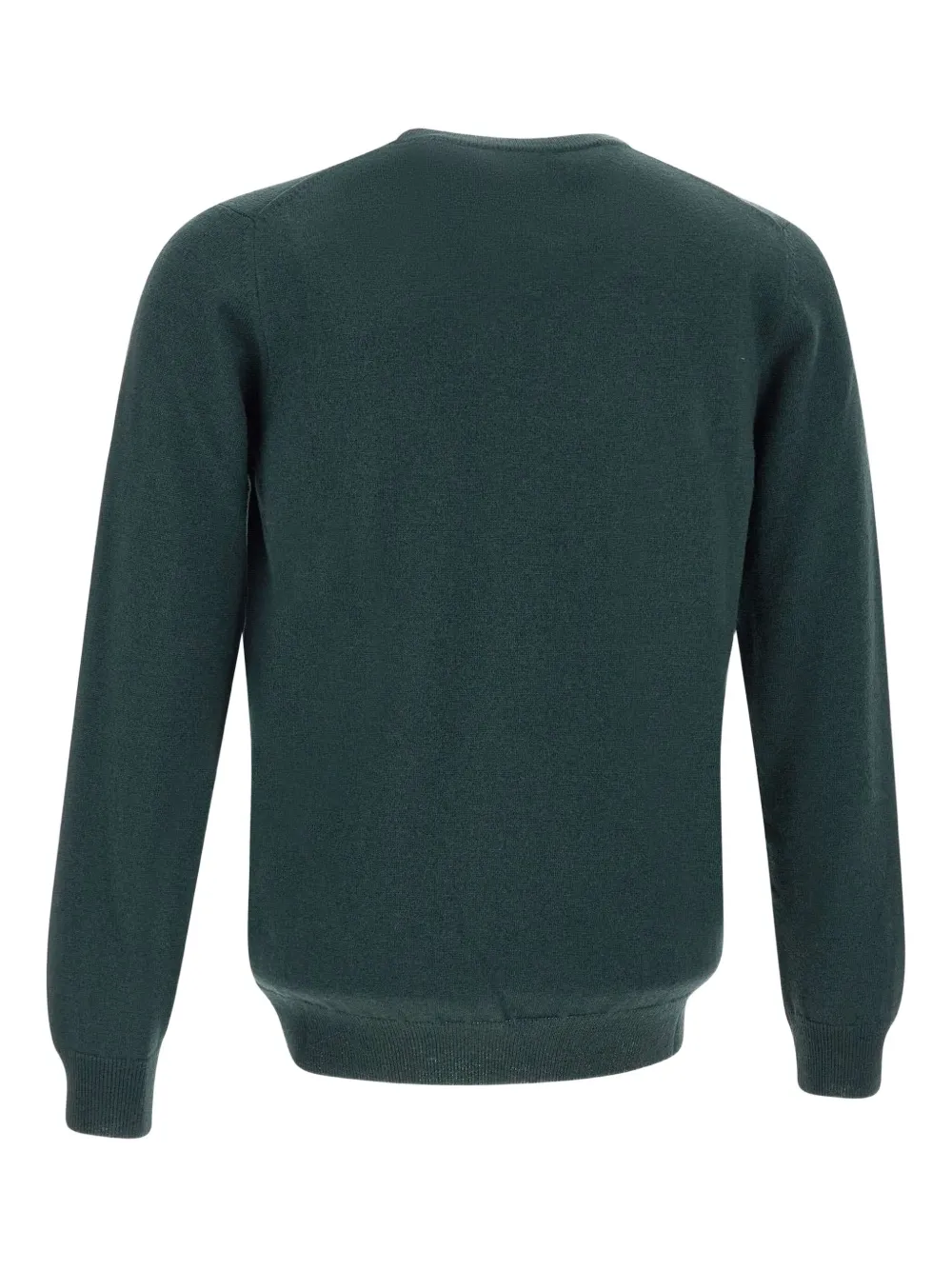 Kangra ribbed crew-neck sweater - Groen