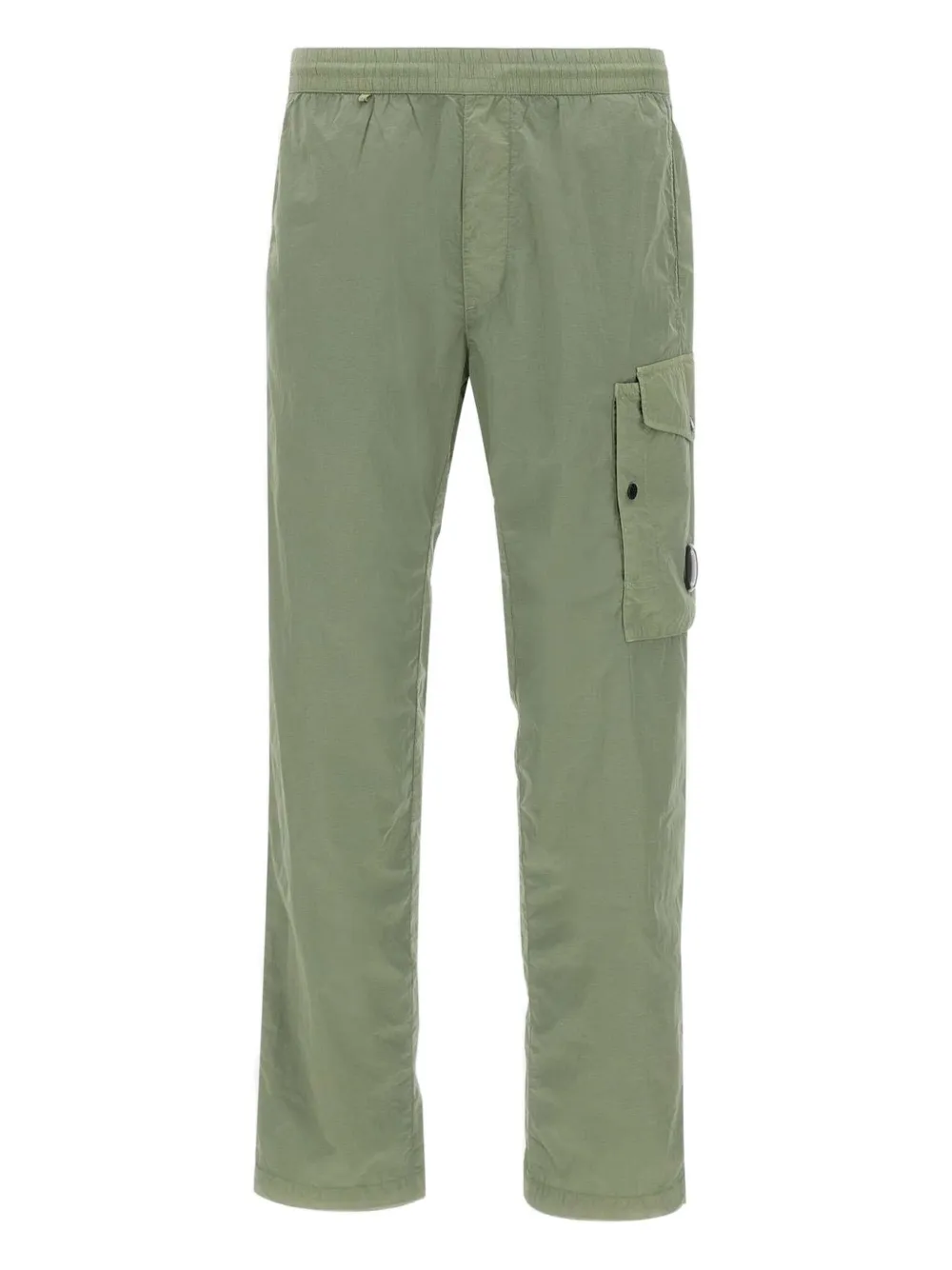 C.P. Company lens-detail pocket-cargo trousers Groen
