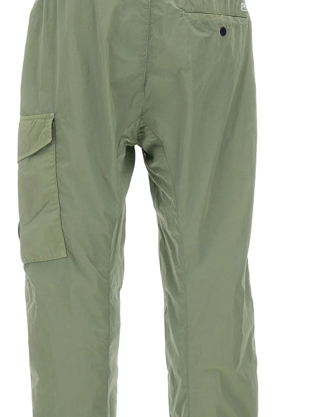 C.P. Company lens-detail pocket-cargo trousers Groen
