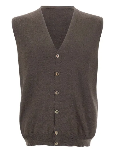 Gran Sasso V-neck buttoned vest