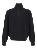 Paul & Shark ribbed high-neck half-zip sweater - Blue