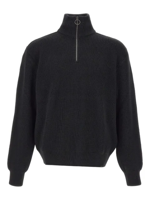 Paul & Shark ribbed high-neck half-zip sweater