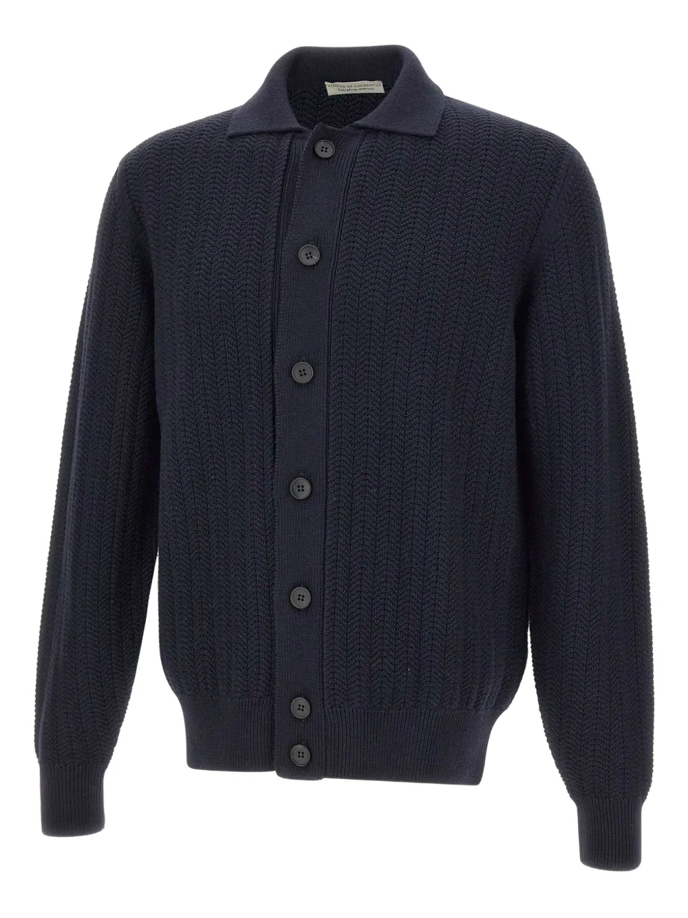 wool button-down cardigan