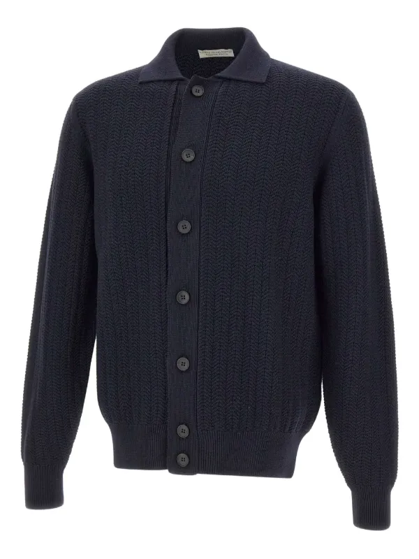 Filippo De Laurentiis ボタン カーディガン | ブルー | FARFETCH JP
