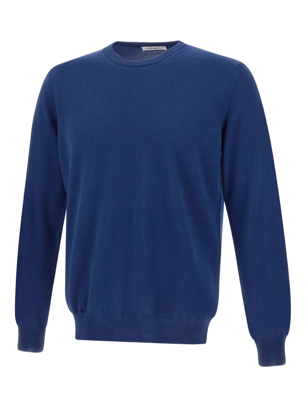 ribbed crew-neck sweater