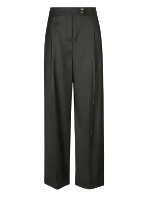 Emporio Armani faux-leather Pants | Black | FARFETCH ID