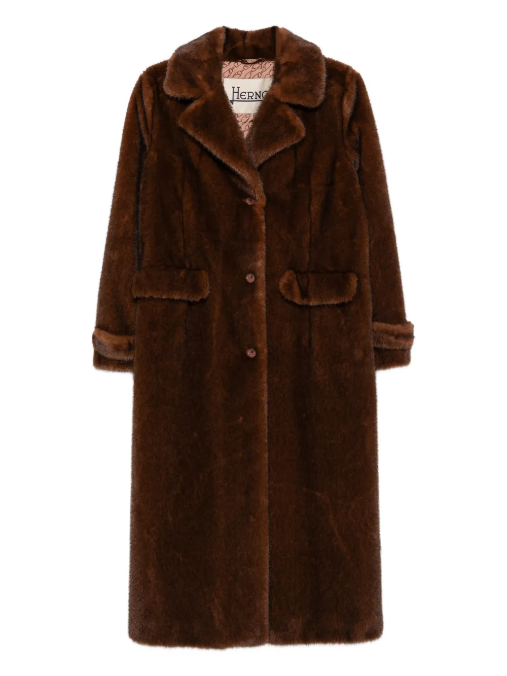 Herno faux-fur coat | Brown | Image 1